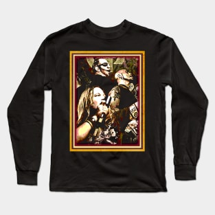 Pool's Heavy Metal Odyssey Elegance Retro Nostalgia Tee for True Metalheads Long Sleeve T-Shirt